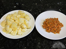 Patata rellena de txangurro con mayonesa de salmorejo 1